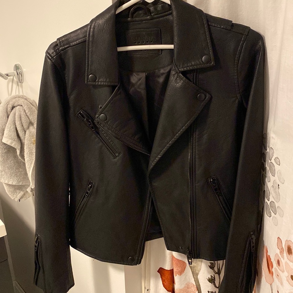 Black Blank NYC Faux Leather jacket